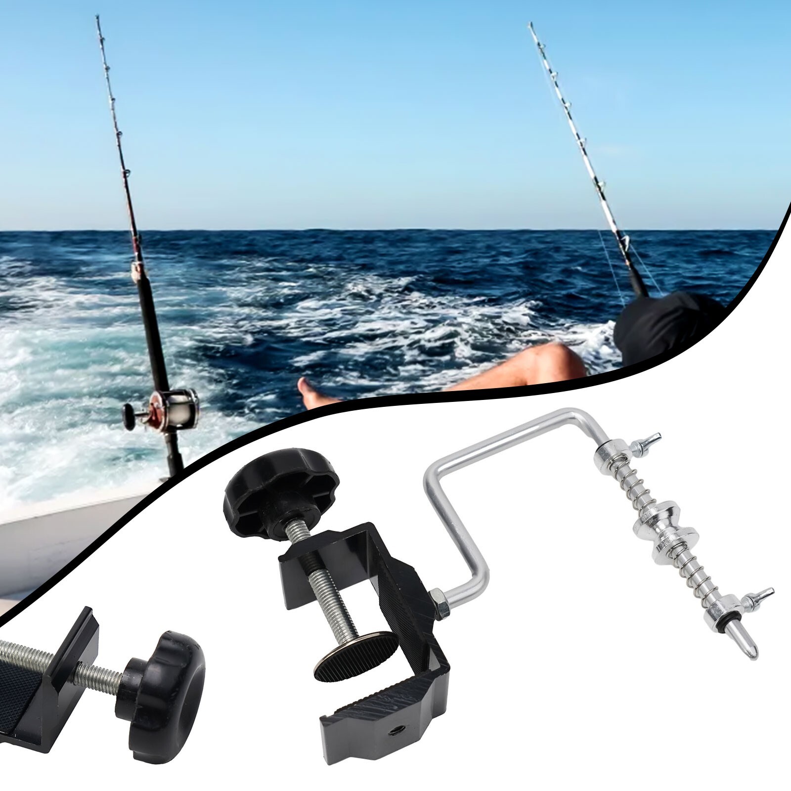 Heavy Duty Fishing Line Spooler with Strong Clamp for Stress Free