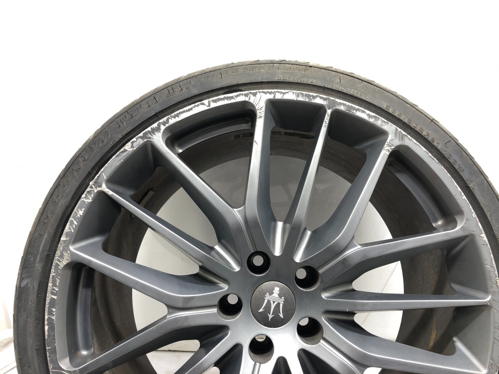 2014-2017 MASERATI GHIBLI QUATTROPORTE WHEEL RIM W/ TIRE 10.5X21 OEM #NOTE.