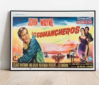 The Comancheros John Wayne Repro Film Foto/Poster bis zu 36''x24''