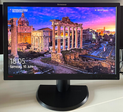Lenovo ThinkVision LT2452pw Monitor 24 Zoll 1920x1200 WUXGA IPS 7ms DP schwarz