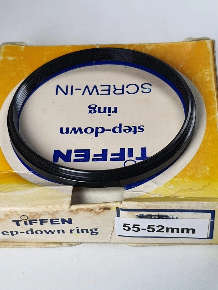 Anillo adaptador convertidor filtro lente reductora TiFFEN 55-52mm 55mm-52mm E55-E52 OS Foto 4 de 4