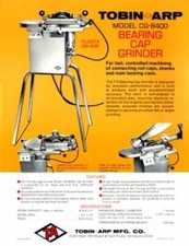 Tobin Arp Model Cg8400 Cap Grinder Flier