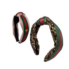 New Headbands Set of 2 Knot Top Padded Hair Accessory Fashion Head Band