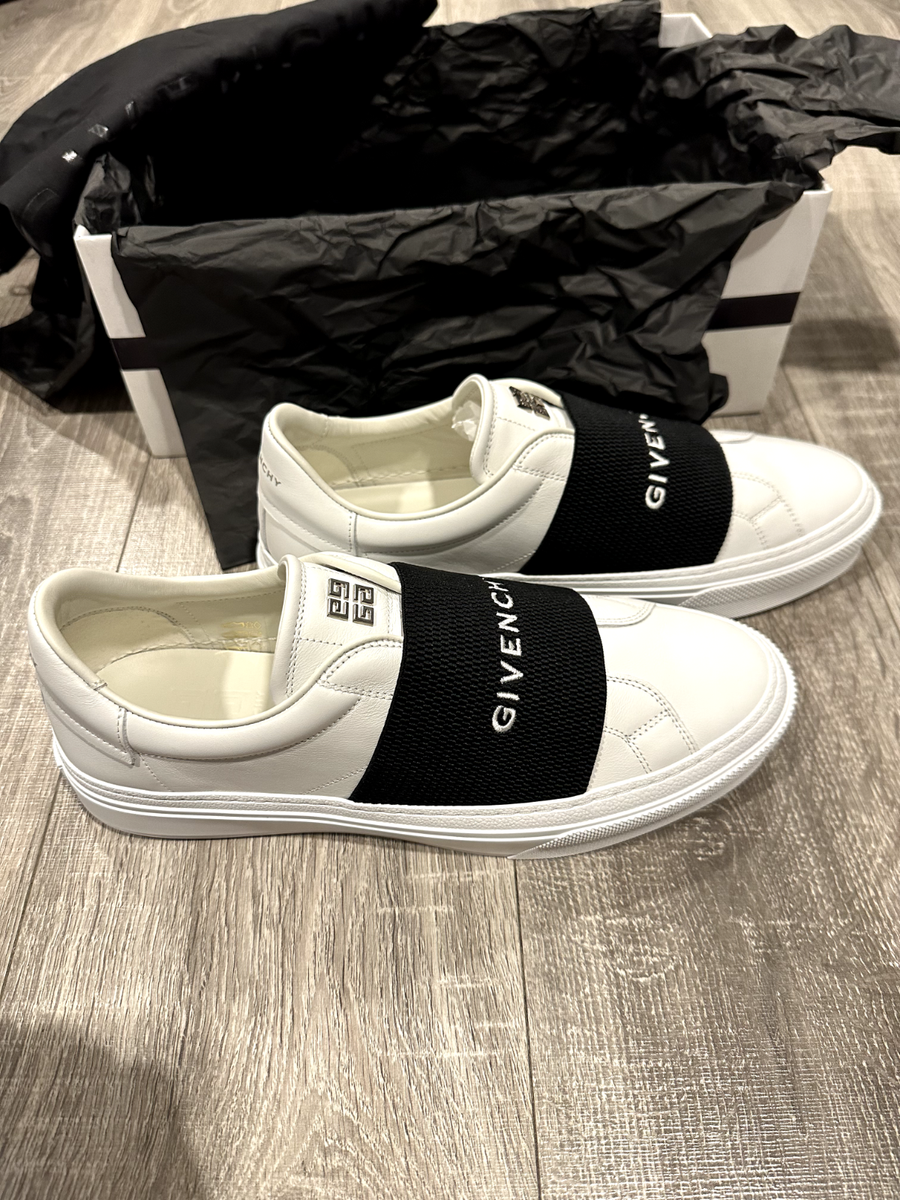 Givenchy City Court Low Top white black - US Size 9 Givenchy | City court printed leather sneakers | Savannahs main image 2