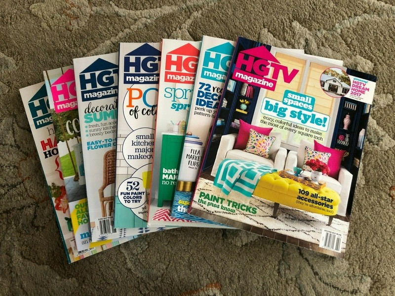 2017 HGTV Magazines lot of 7 issues