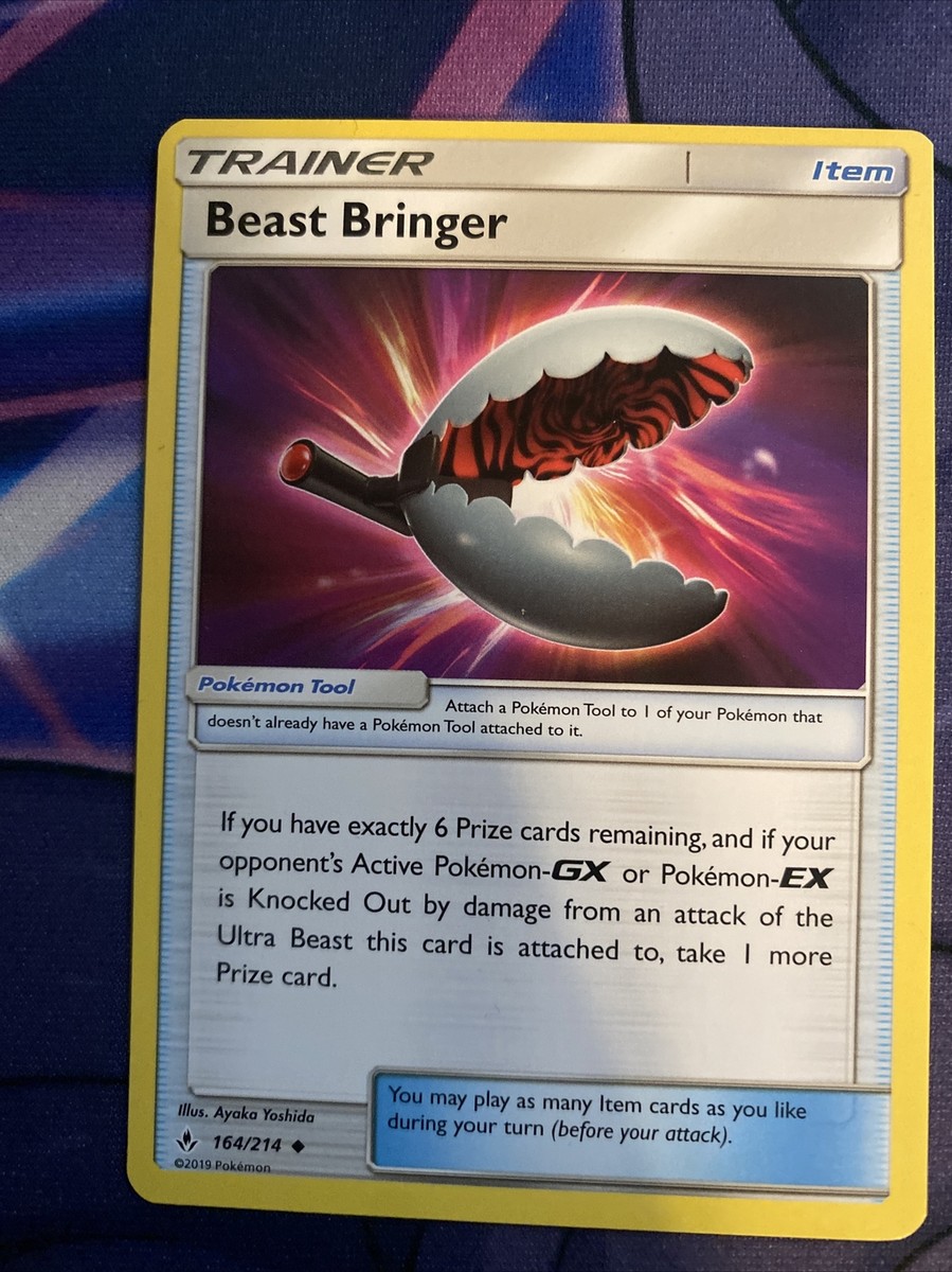 Pokemon TCG Sun and Moon Unbroken Bonds LP Beast Bringer 164/214