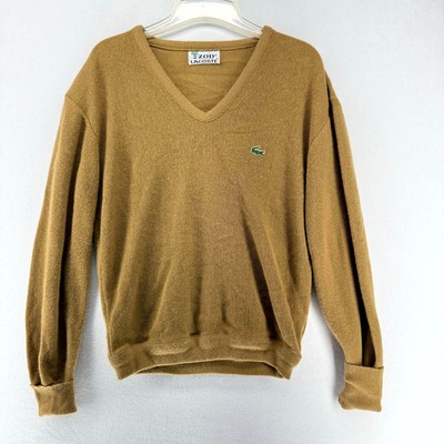 Vintage 70s IZOD Lacoste Made in USA Sweater Brown Color Size M | eBay 