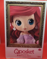 Banpresto Q Posket Disney Ariel Pink Princess Dress (Ver. B). NIB. B3G1 Free!