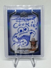 2026 Leaf Pop Century Sketch Auto Guy Gilchrist Blue Prismatic Cookie /75