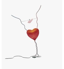 One from the Heart Herz Lampe Tisch Leuchte Ingo Maurer Design Klassiker !!!