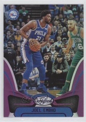 2018-19 Certified Mirror Purple 28/49 Joel Embiid #3 7y2