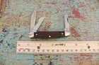 Vintage Western USA #W336 Rose Wood 3 Blade Stockman Knife Stainless Steel NIB — photo 5