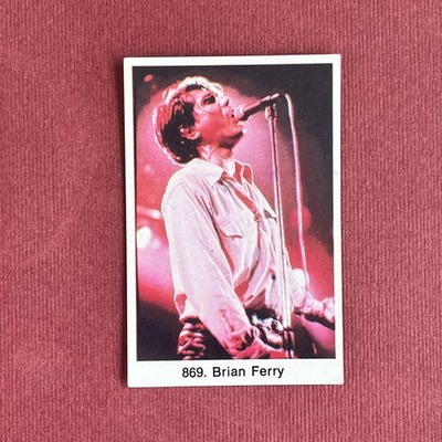 Brian Ferry 1978 Popbilder Med Punkt IV #869 Trading Card