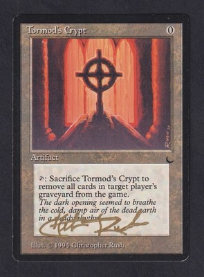 Magic MTG - Tormod's Crypt - The Dark - EXC - EN
