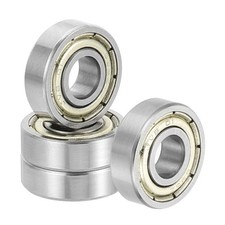 4 Pack 5 x 13 x 4mm 695ZZ Deep Groove Ball Bearings, ABEC5