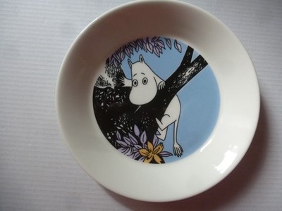 Moomin Untertasse Arabia Mumins 80 Jahre Kleiner Teller 14 cm Sammelteller