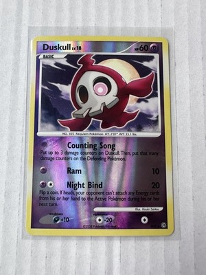 Duskull Lv.18 Shiny Reverse Holo Pokémon TCG SH2 Stormfront NM VERY CLEAN