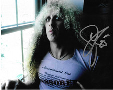 * DEE SNIDER * signed 8x10 photo * TWISTED SISTER * COA *