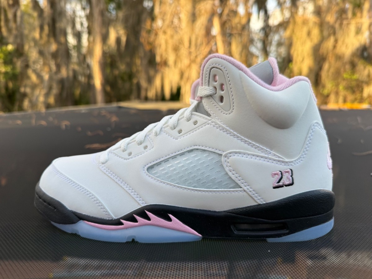 New Nike Air Jordan 5 Retro GS Soft Pink (HQ7980-102) Size 7Y | eBay