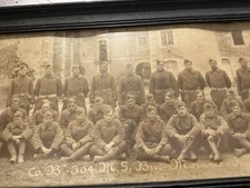 ORIG WWI US AEF YARD LONG PHOTO FRANCE - 77TH DIVISION 304TH MG BATTALION CO.B