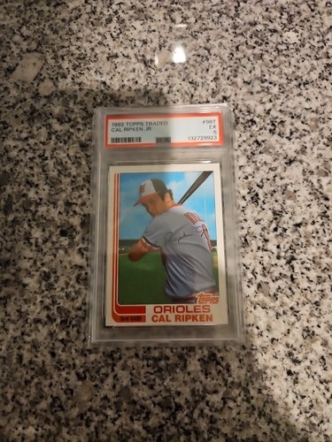  1982 TOPPS TRADED ROOKIE CAL RIPKEN JR 1982 Topps Traded #98T PSA 5 EX