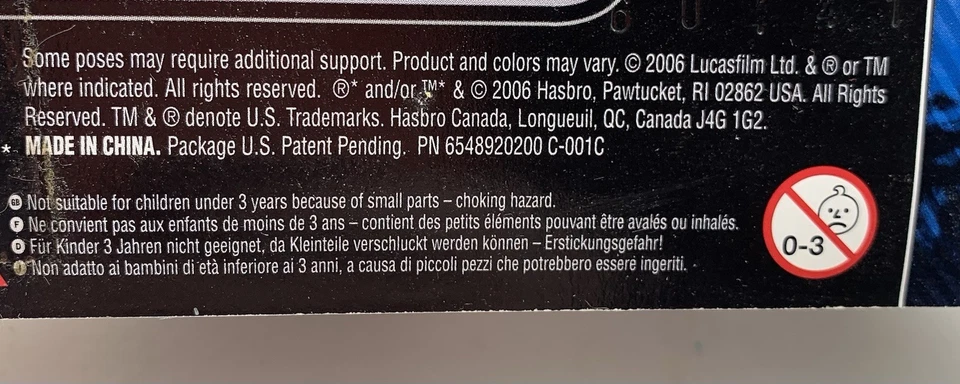 Hasbro Star Wars Darth Vader 2006 Galactic Hunt Saga Legends Action Figure NIP - Image 3 of 4