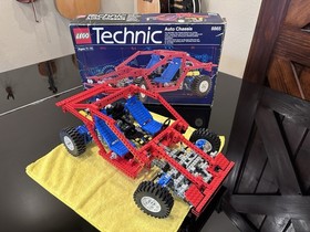 LEGO 8865 TECHNIC AUTO CHASSIS COMPLETE 1988 NOSTALGIA!!!