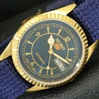 AUTOMATIC VINTAGE REFURBISHED SEIKO 5 6309A JAPAN MENS BLUE DIAL WATCH a443521-1