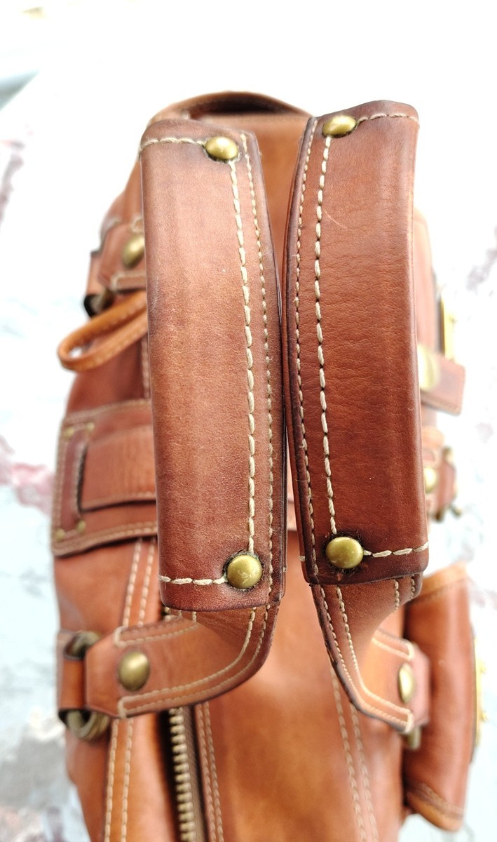 ひ*り様 COACH ビンテージ 牛革 70周年モデル Coach MEDIUM 10330 65th Anniversary Mandy Vintage Cognac Leather