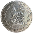 1919 George V Sixpence — photo from another recent sale