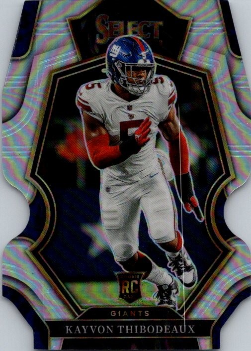 2022 Panini Select #175 Kayvon Thibodeaux Silver Prizm Die Cut