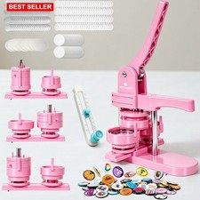 Button Maker Machine Multiple Sizes 1.26 1.73 2.28 In Pin 150pcs Badge Making 2