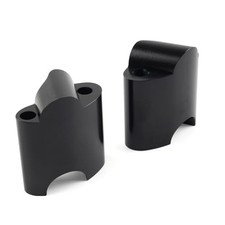 Motorcycle Handlebar 2" Rise Clamp Risers Extension Mount Kit