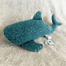 New Jellycat London Gobfrey Whale Shark Blue Plush Stuffed Animal Ocean