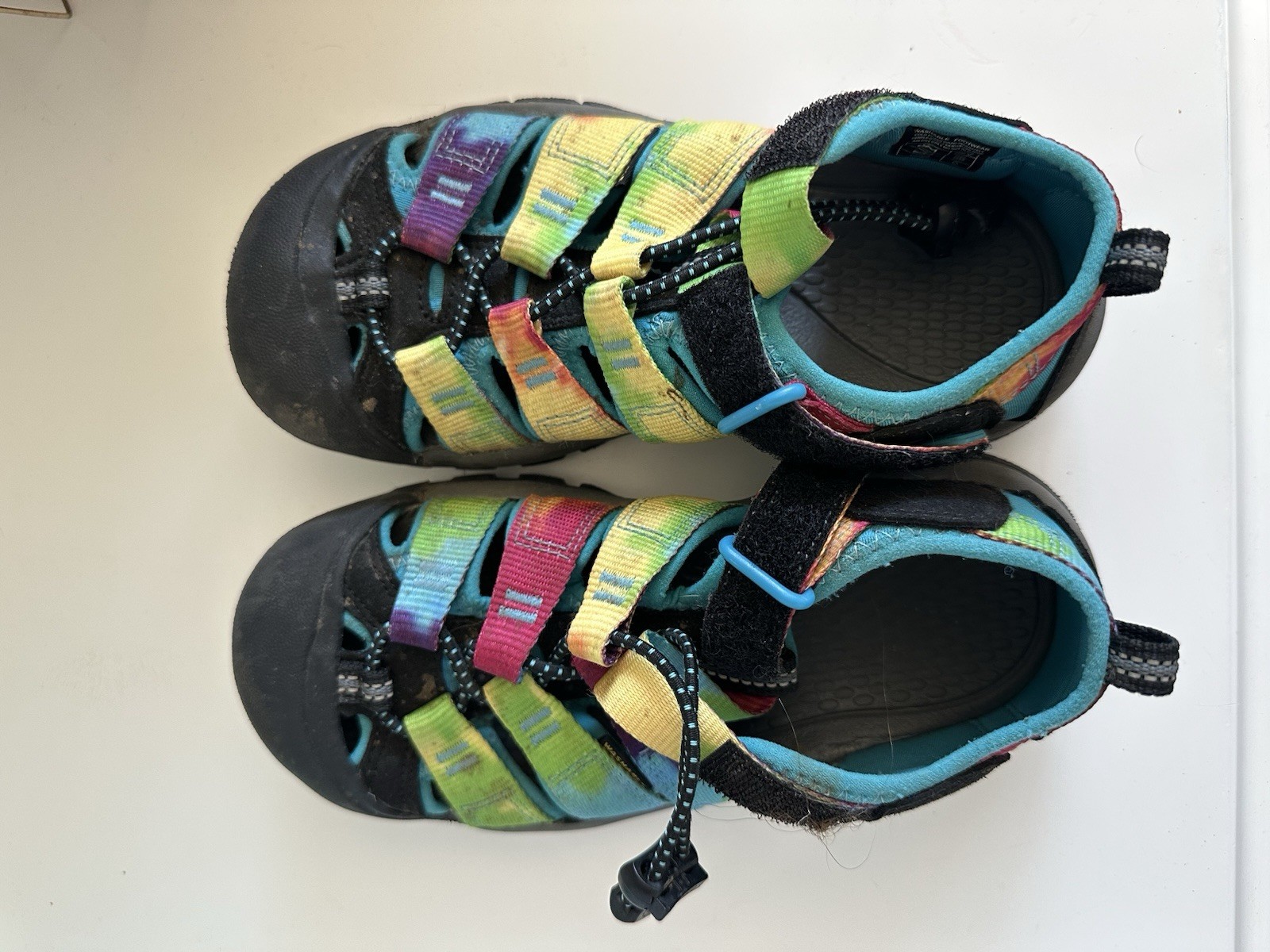 Sandali Keen Kids Newport H2 arcobaleno tie dye scarpe da trekking acqua US 1 gioventù