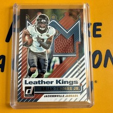 Brian Thomas Jr. 2025 Panini Donruss Leather Kings Ball Relic /425 Jaguars