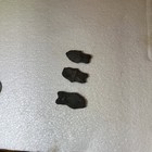 3 Prehistoric  Basalt , Anasazi Arrowheads Rare Collectible — photo 5