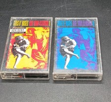 Guns N  Roses Use Your Illusion I  II Cassette Lot 1991 Geffen Hard Rock Read 