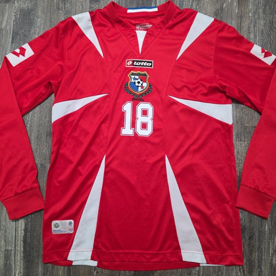 2007 Lotto Panama Home Soccer Jersey Luis Tejada Men M Fetafut Concacaf Aurich