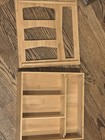 Bamboo Food Storage Bag Organizer, 4 Slot Drawer Holder for Gallon Quart Bags — photo 2