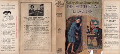 NANCY DREW #4 THE MYSTERY AT LILAC INN w/DJ 1930 LISTS TO ITSELF FORMAT 1