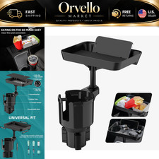 Car Cup Holder Tray 9.5 Food Tray Table For Cars - Portable Snack Holder