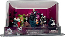 Disney Nightmare Before Christmas Deluxe Figurine Set of Nine Pieces -- See Desc