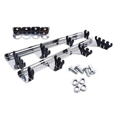 Gskmotor Chrome Linear Spark Plug Wire Separators Divider Loom Kit Chrome Gskmotor Chrome Linear Spark Plug Wire Separators Divider Loom Kit Chrome