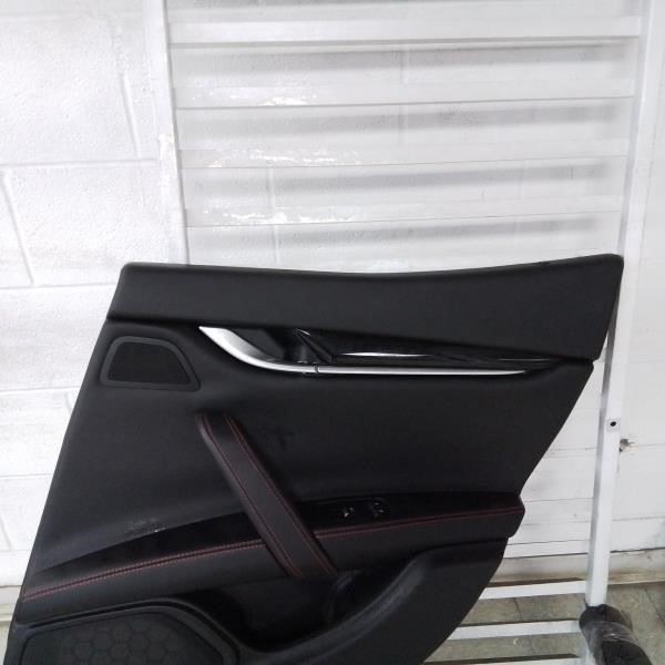 2017 MASERATI GHIBLI Passenger Right Side Rear Door Trim Panel Black Trim NA OEM