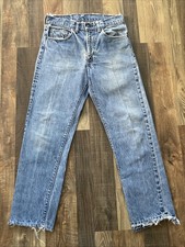 Levi's Big E 505-0217 Blue Jeans Size W28 L26.5 Vintage
