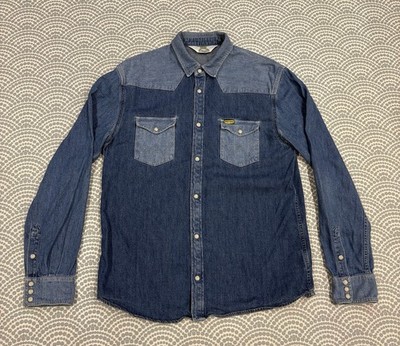 Wrangler x Peter Max Western Mixed Jeanshemd Made In Italy. Pop Art. Große