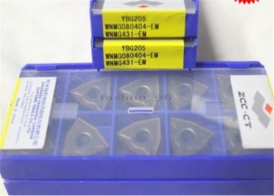 10Pcs/Lot Zccct WNMG080404-EM YBG205 WNMG431-EM Carbide Inserts ny