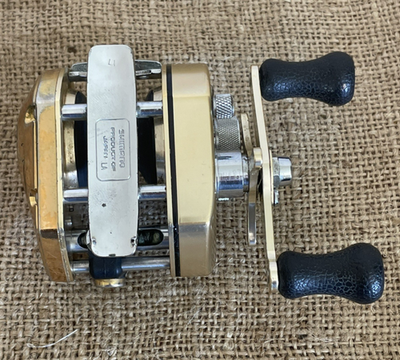 Shimano Bantam Pro Mag 100XSG Gold Baitcasting Reel Vintage Japan