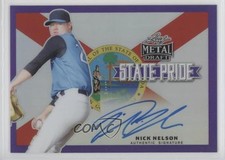 2019 Leaf Metal Draft State Pride Purple 25/25 Nick Nelson #SP-NN2 Auto 12hh